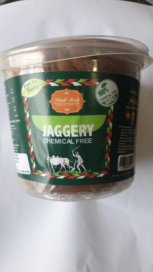 Pandit Chemical-Free Jaggery (Gul/Gud) (950 gm)