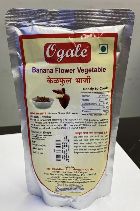 Ogale Banana Flower vegetable