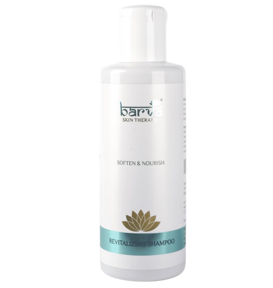 Barva Revitalizing Shampoo (SLS Free) with Amla, Fenugreek & Aloe Vera | ayurvedic sulphate-free paraben-free | suits dry hair, coloured hair