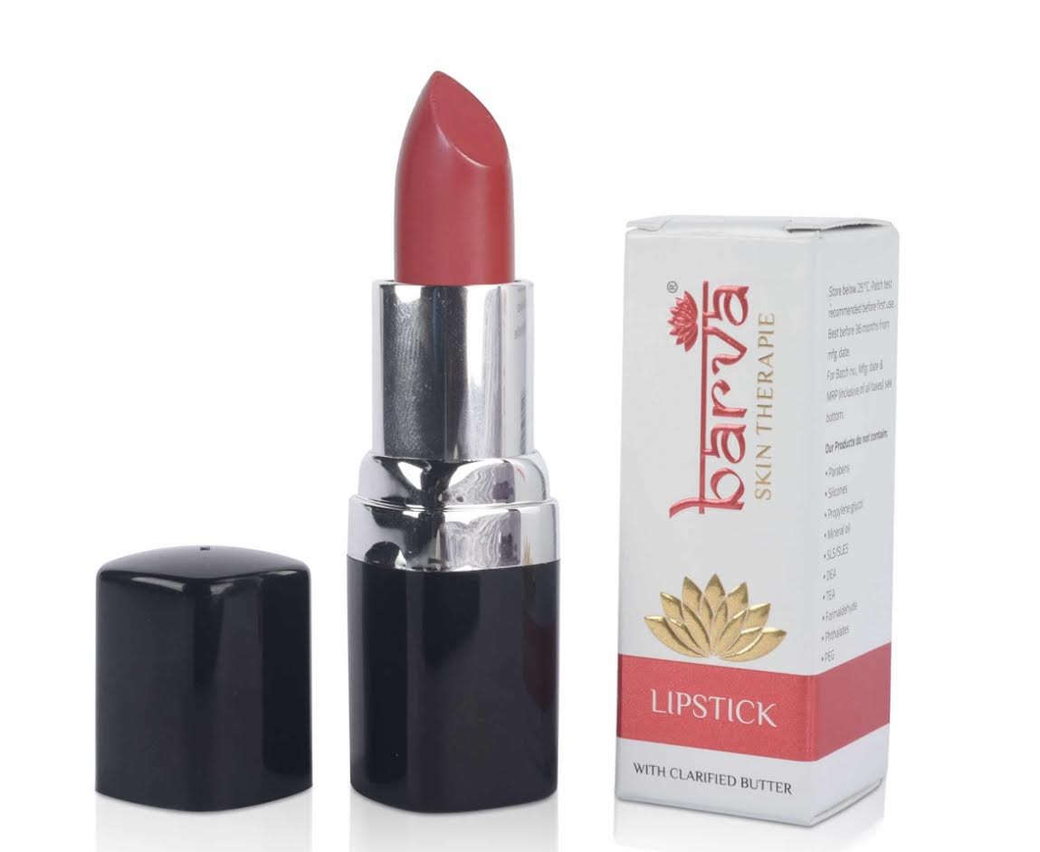 Natural Lipstick: shade : (336) Fuchsia, Made with cow ghee, kokum butter & beeswax. Multi-purpose! use for blush, eyeshadow, contouring &lipstick